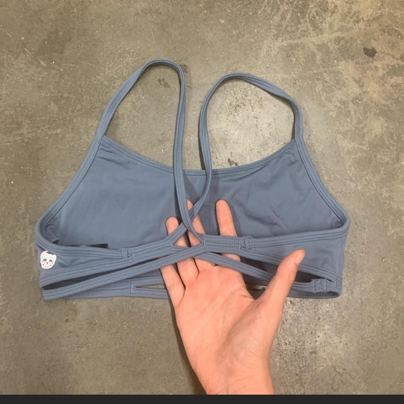 Blue Seamless Sports Bra Intimates - Picture 1 of 3